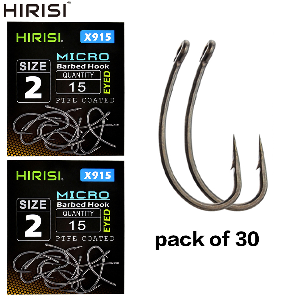 Fishing Hook Barbless - Hirisi 30x ganchos de pesca da