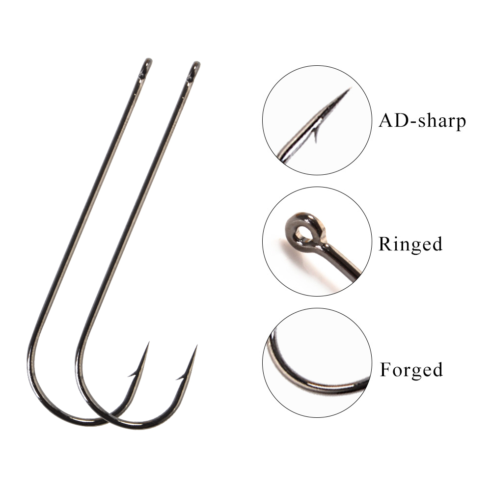 FTK 5-9PCS Gancho de pesca ABE - Fishing Hook Barbless avaliação e preço