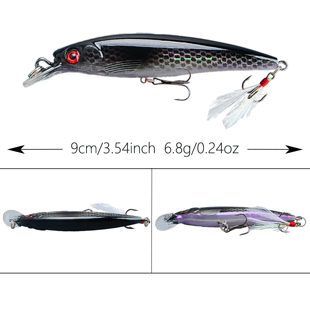 Conjunto de 10 Iscas de Pesca  - Fishing Hook Treble avaliação e preço