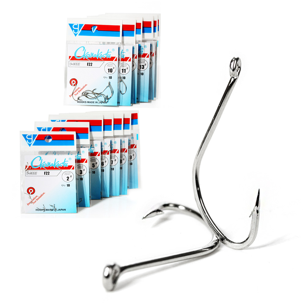 Ckamakastu f22 branco água sal - Fishing Hook Barbless avaliação e preço
