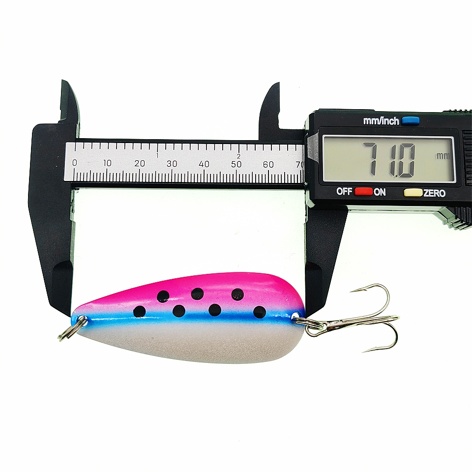 Spinner Colher Metal Lure, isc - Fishing Hook Treble avaliação e preço