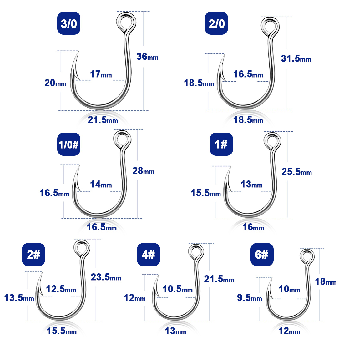 Ganchos de pesca 9km, 25 peças - Fishing Hook Barbless avaliação e preço