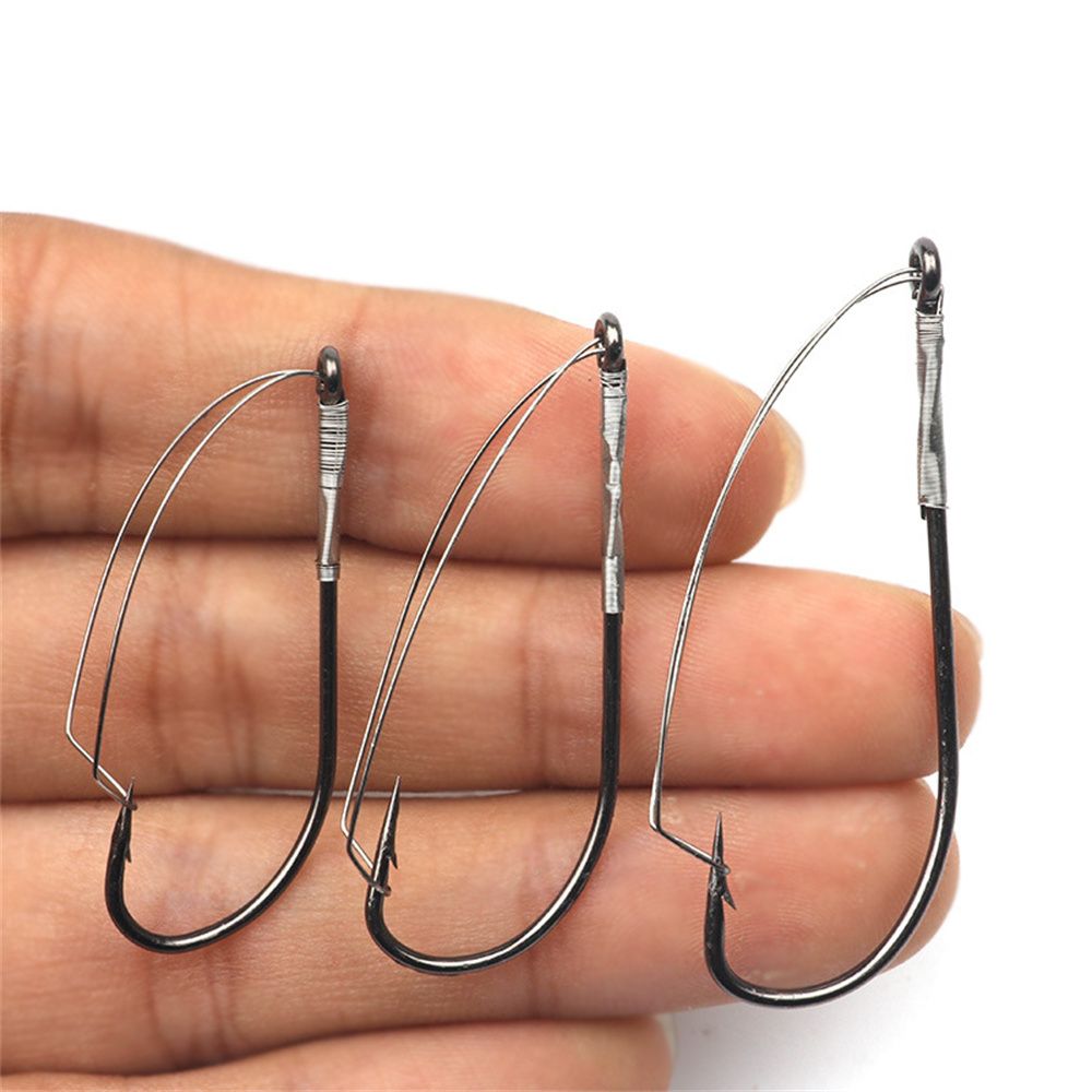 Anzol de Pesca de Aço de Alto  - Fishing Hook Weedless avaliação e preço
